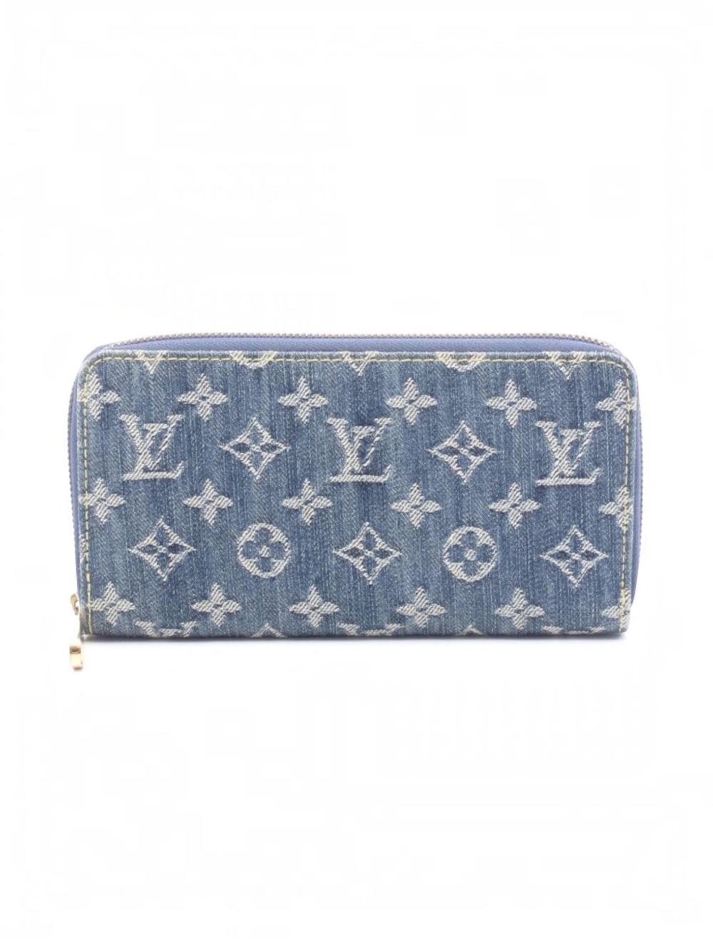 Louis Vuitton Monogram Denim Zippy Wallet